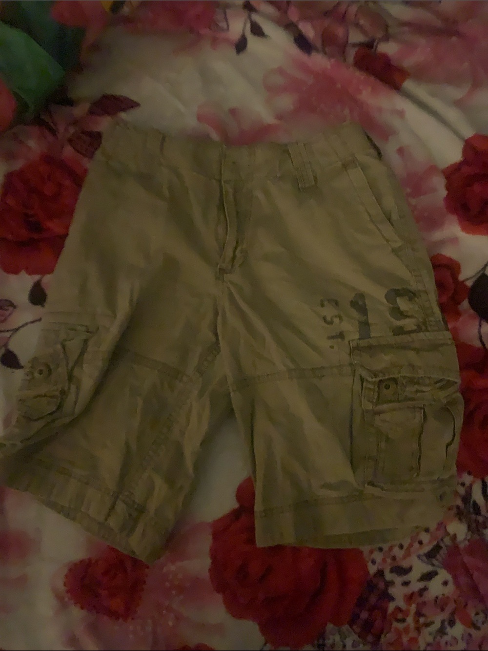 Aeropostale Tan Cargo Shorts with Utility Pockets